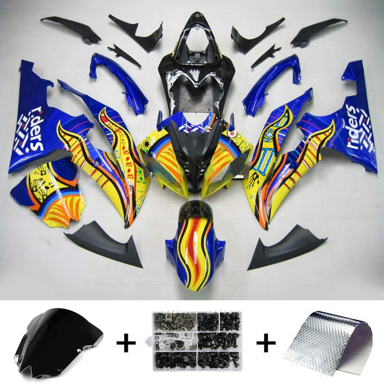 Yamaha YZF 600 R6 2008-2016 Amotopart Fairing Kit Generic #159