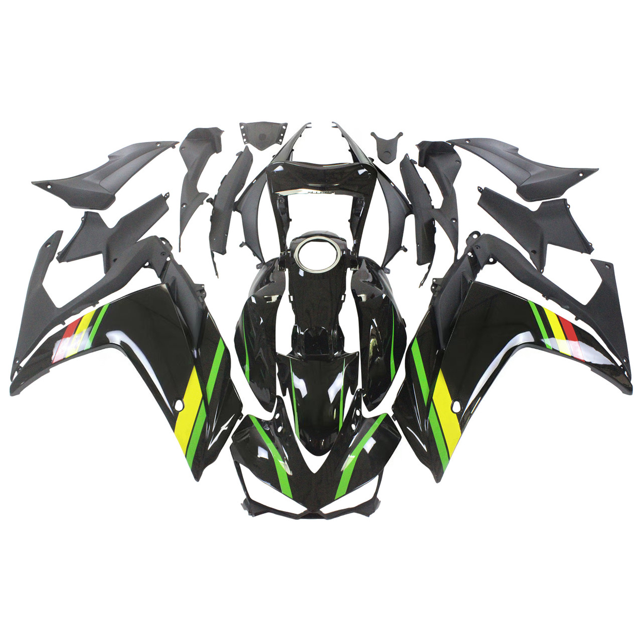 Yamaha YZF R3 (2014-2018) YZF R25 (2015-2017) Amotopart Fairing Kit Generic #106