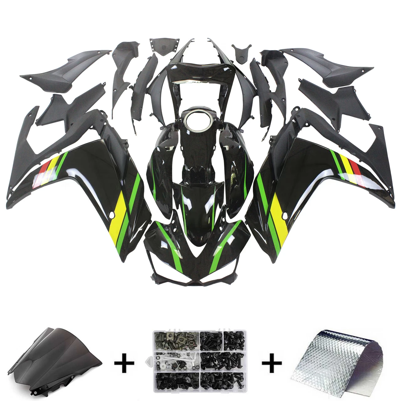 Yamaha YZF R3 (2014-2018) YZF R25 (2015-2017) Amotopart Fairing Kit Generic #106