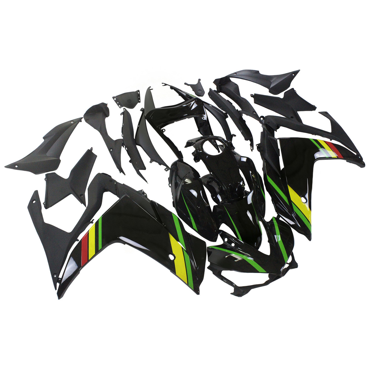 Yamaha YZF R3 (2014-2018) YZF R25 (2015-2017) Amotopart Fairing Kit Generic #106