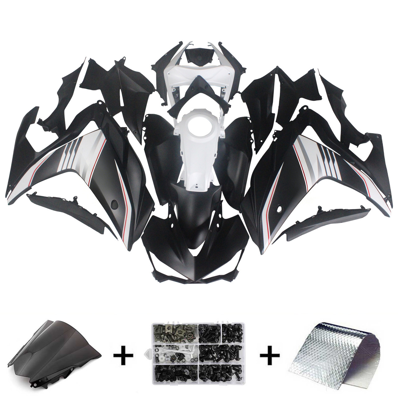 Yamaha YZF R3 (2014-2018) YZF R25 (2015-2017) Amotopart Fairing Kit Generic #113