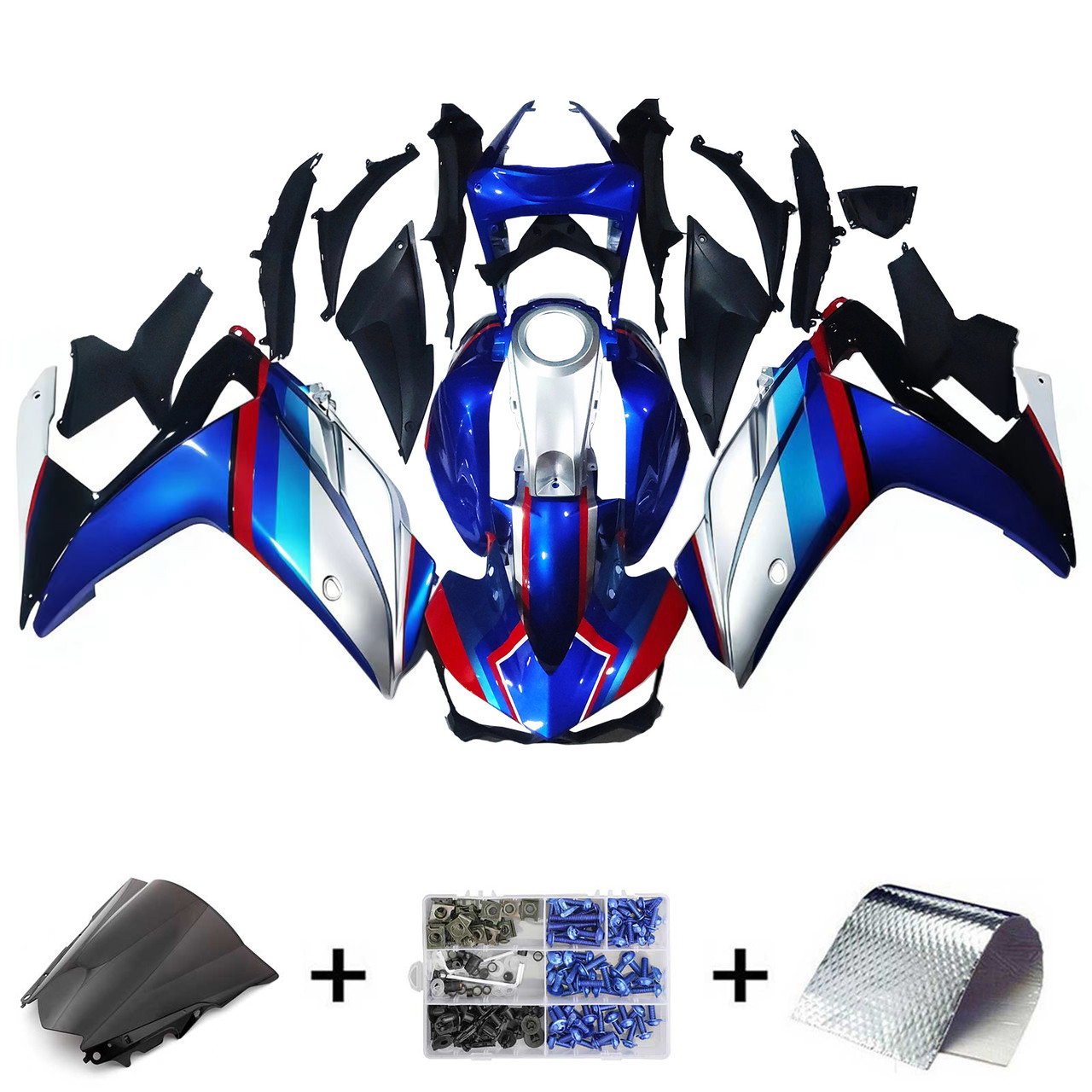 Yamaha YZF R3 (2014-2018) YZF R25 (2015-2017) Amotopart Fairing Kit Generic #126