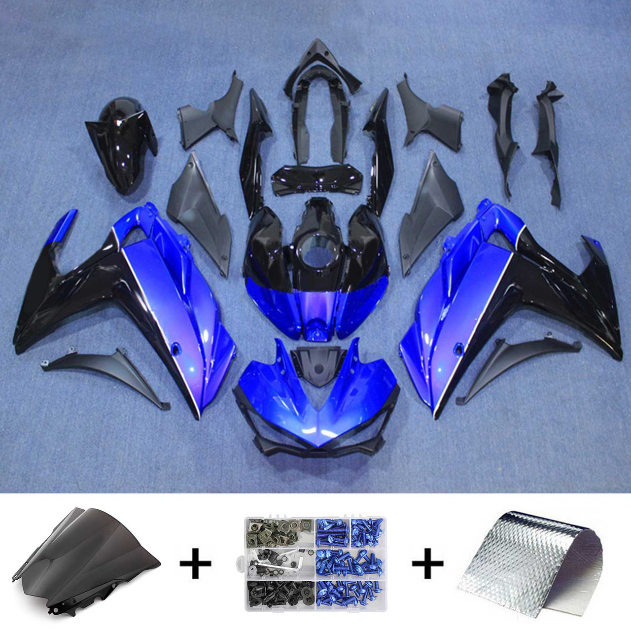 Yamaha YZF R3 (2014-2018) YZF R25 (2015-2017) Amotopart Fairing Kit Generic #132