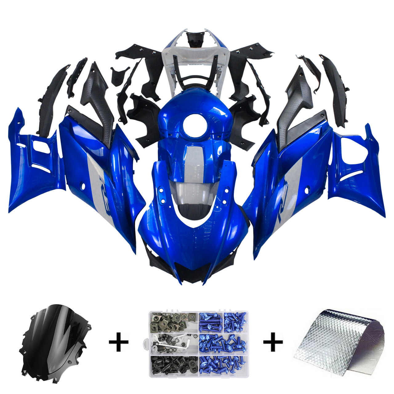 Yamaha YZF R3 R25 2019-2020 Amotopart Fairing Kit Generic #101