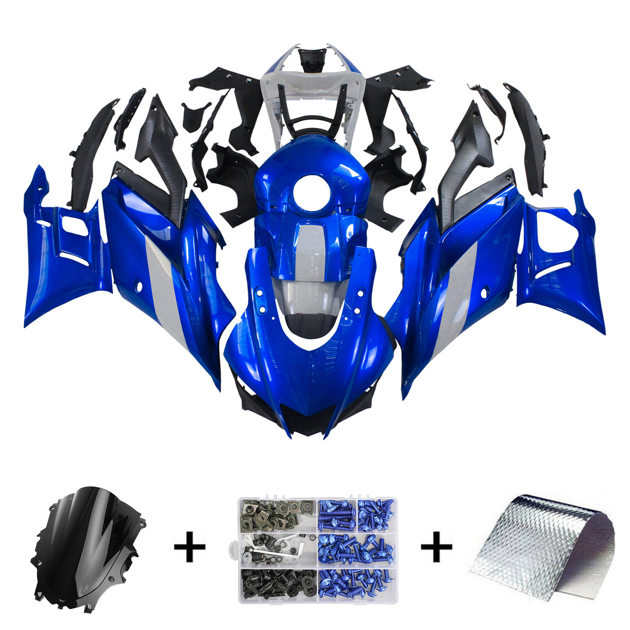 Yamaha YZF R3 R25 2019-2020 Amotopart Fairing Kit Generic #101