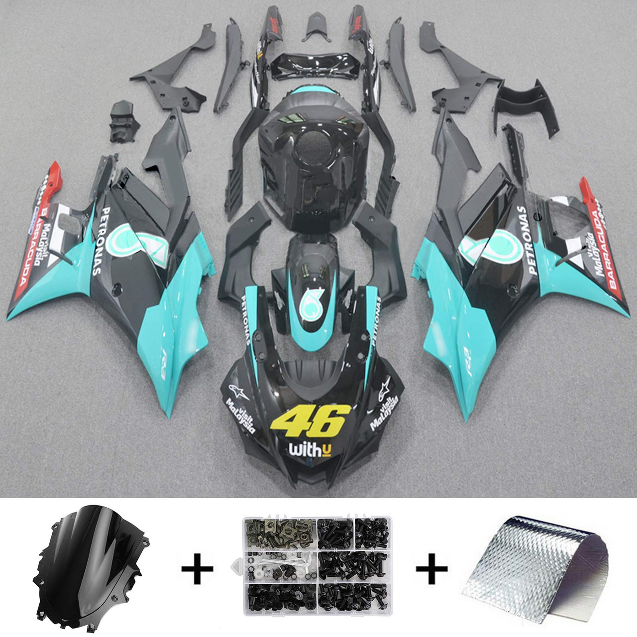 Yamaha YZF R3 R25 2019-2021 Amotopart Fairing Kit Generic #107