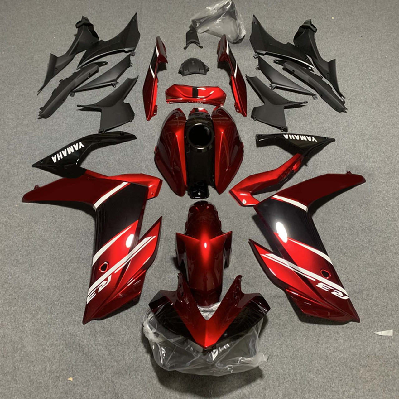 Yamaha YZF R3 R25 2019-2021 Amotopart Fairing Kit Generic #114