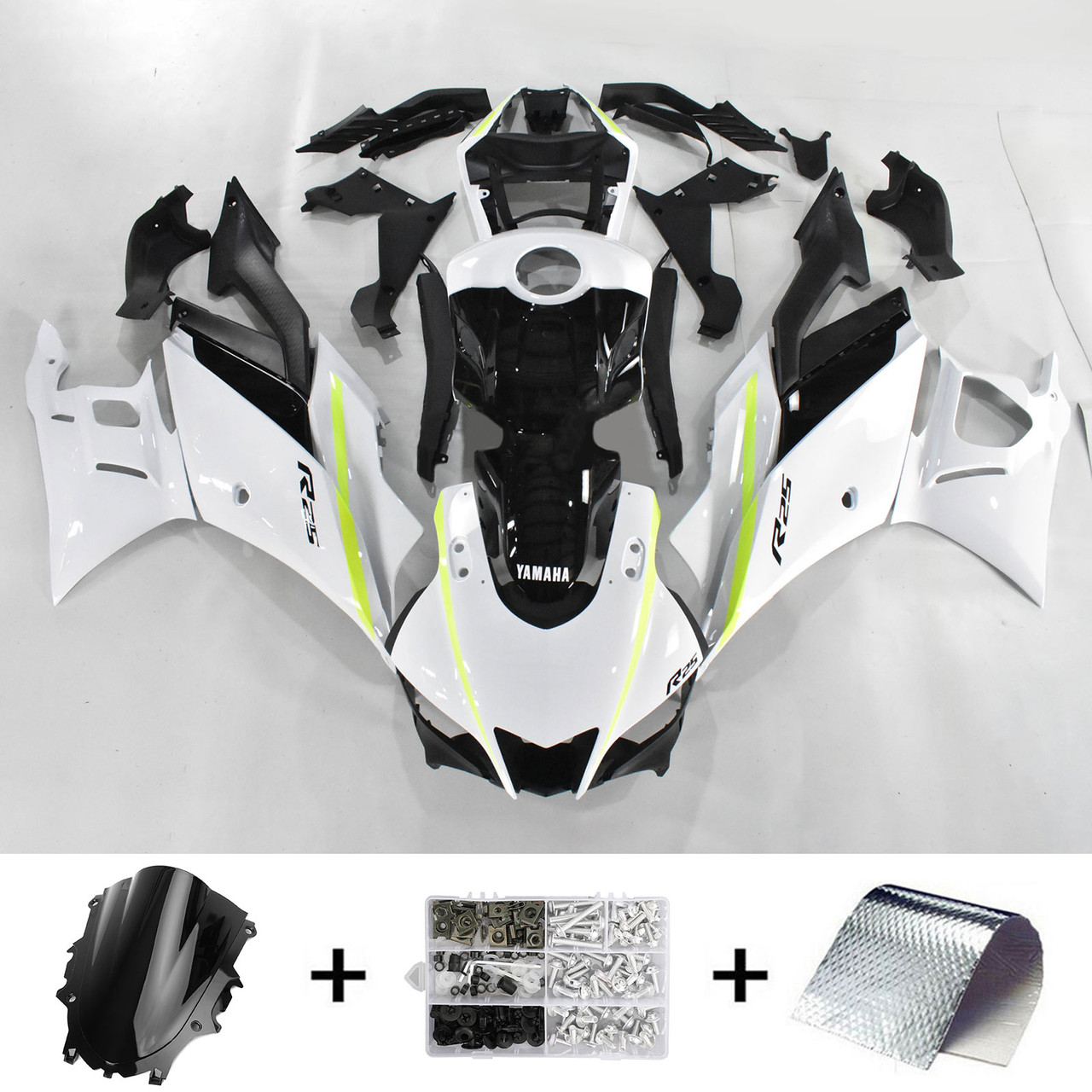 Yamaha YZF R3 R25 2019-2021 Amotopart Fairing Kit Generic #115