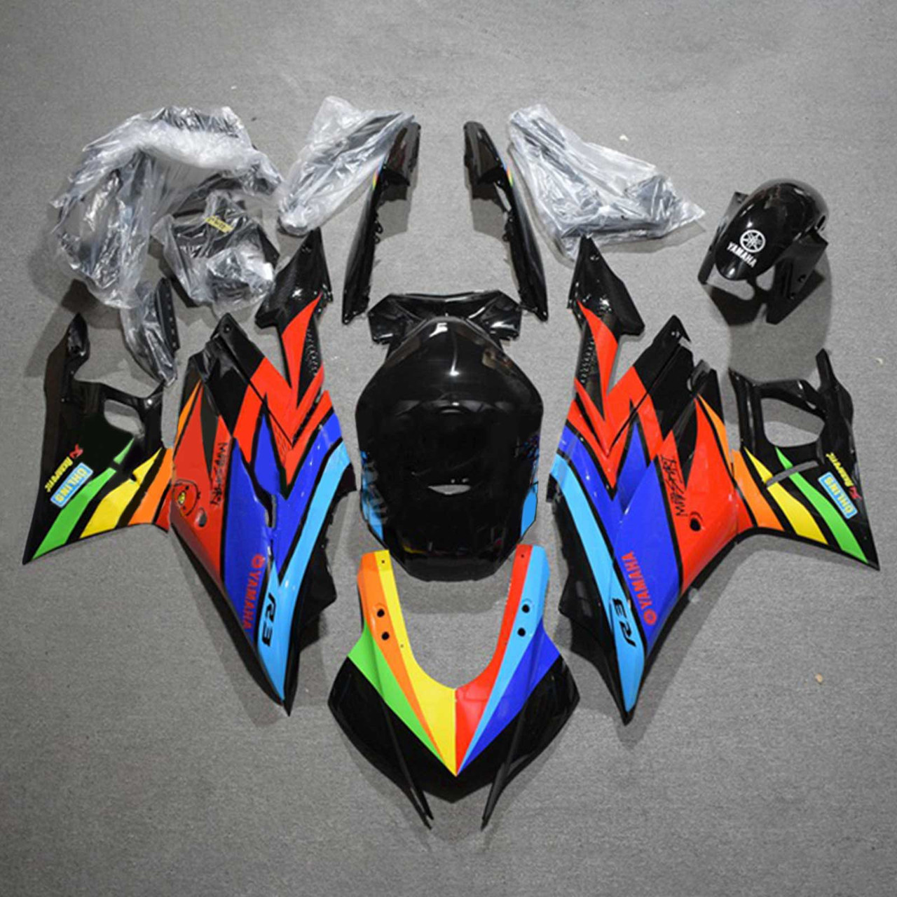 Yamaha YZF R3 R25 2019-2021 Amotopart Fairing Kit Generic #127