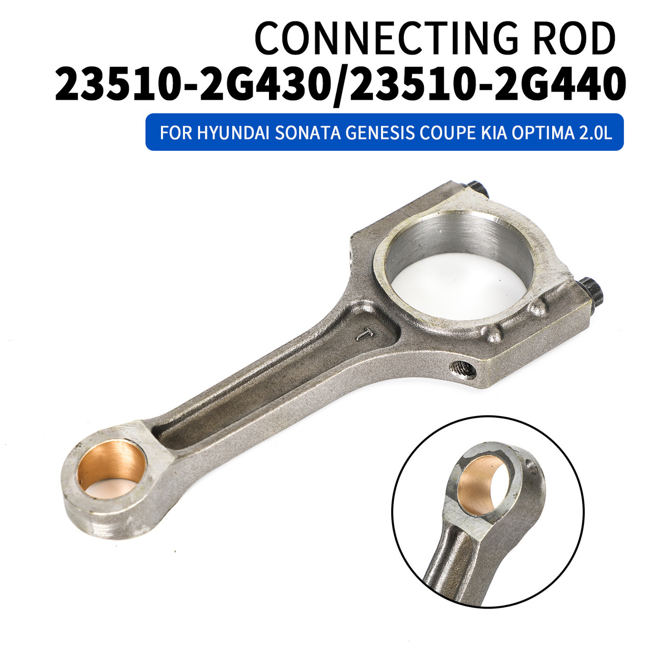 Connecting Rod 23510-2G440 For Hyundai Genesis Santa Fe Kia Optima 2.0L 2012-16