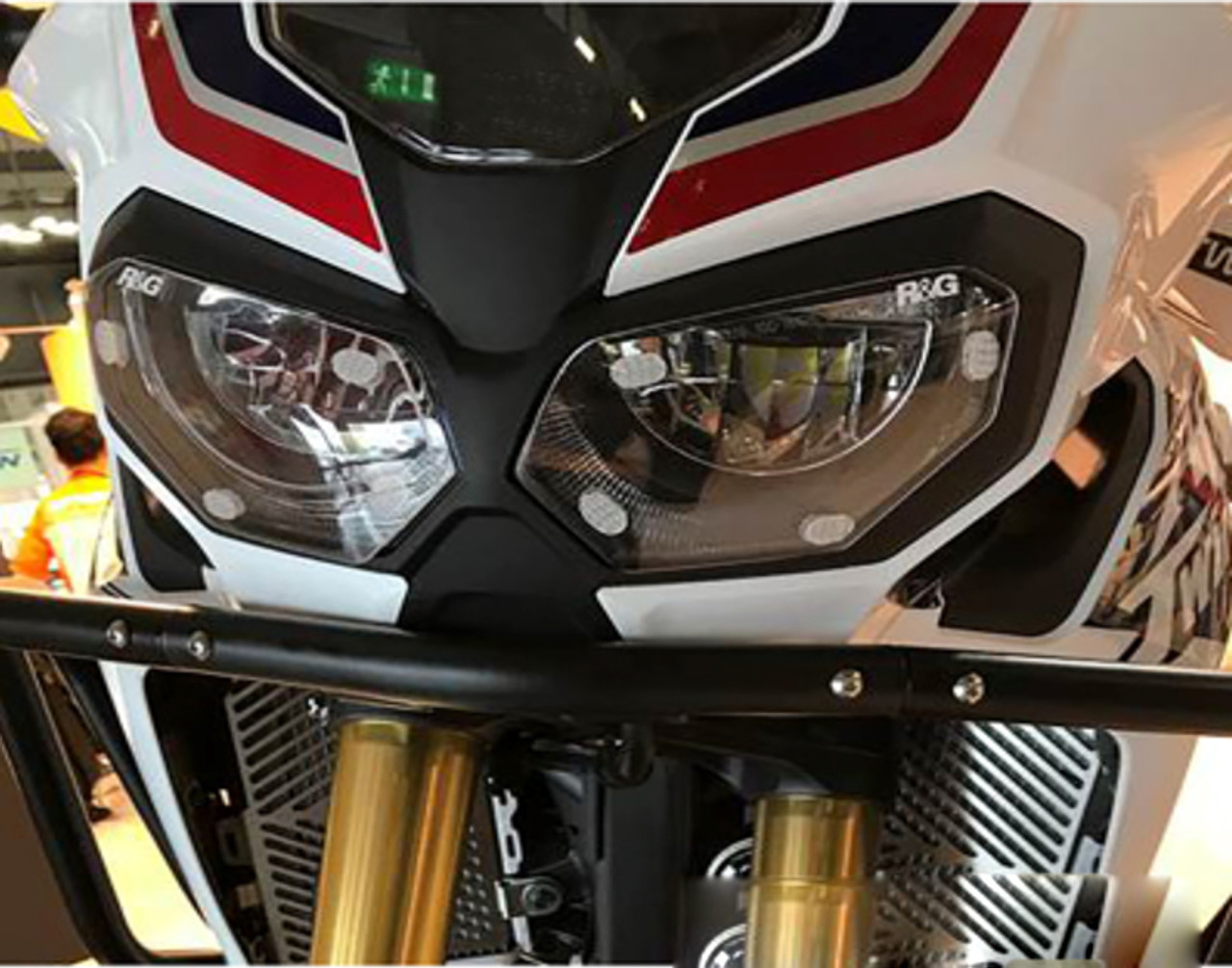 Front Headlight Lens Covers Guard For Honda CRF1000L Africa Twin 2016-2017 Clear