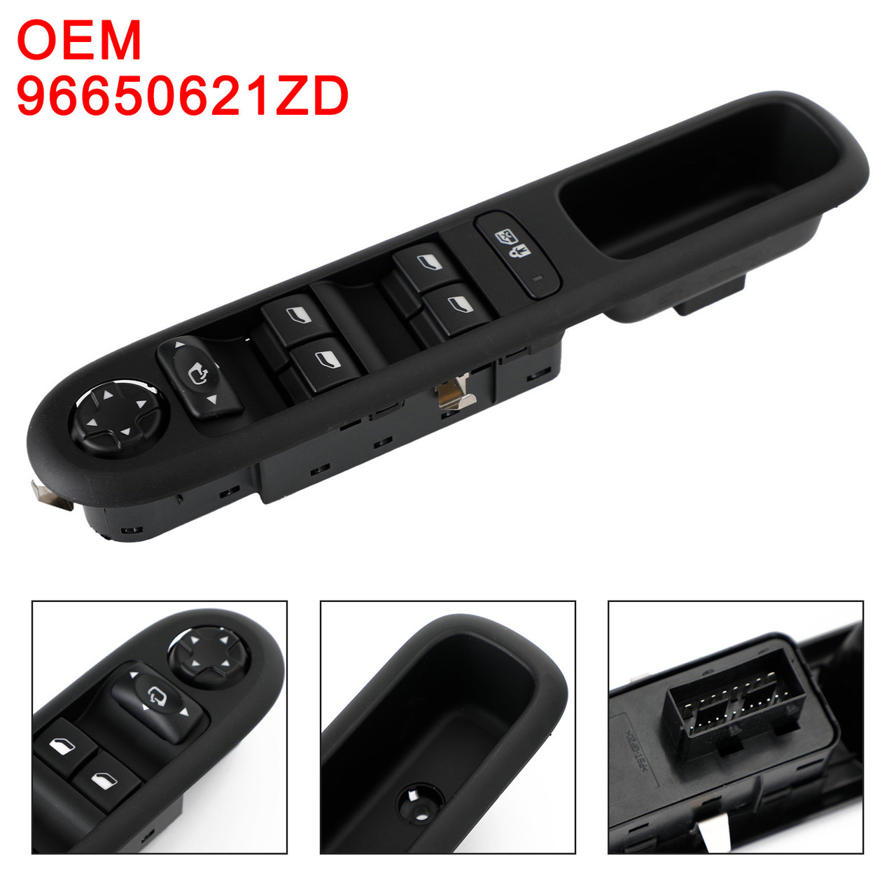 Driver Left Master Power Window Switch For Peugeot 3008 5008 96650621ZD