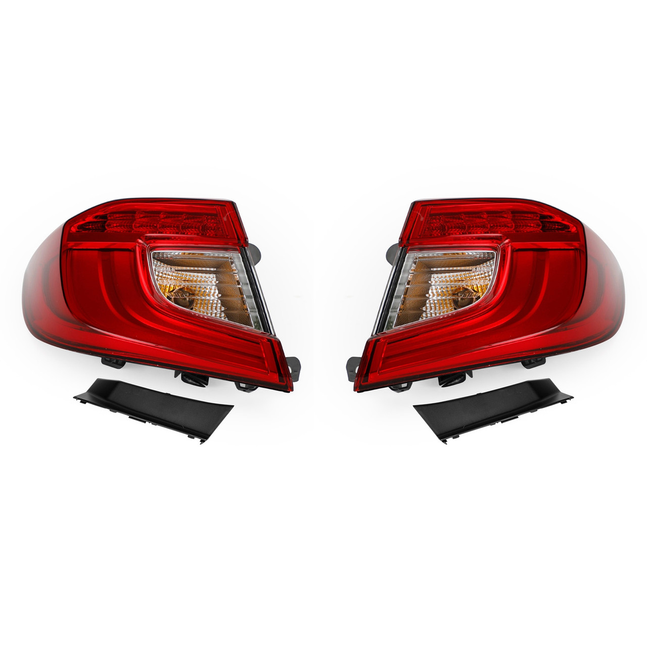 2x Side Tail Light Rear Lamp 33550TVAA01 33500TVAA01 For Honda Accord 18-2021 US