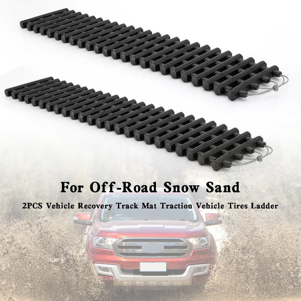 Vehicle Recovery Track Mat Traction Vehicle Tires Ladder For Off-Road Snow Sand