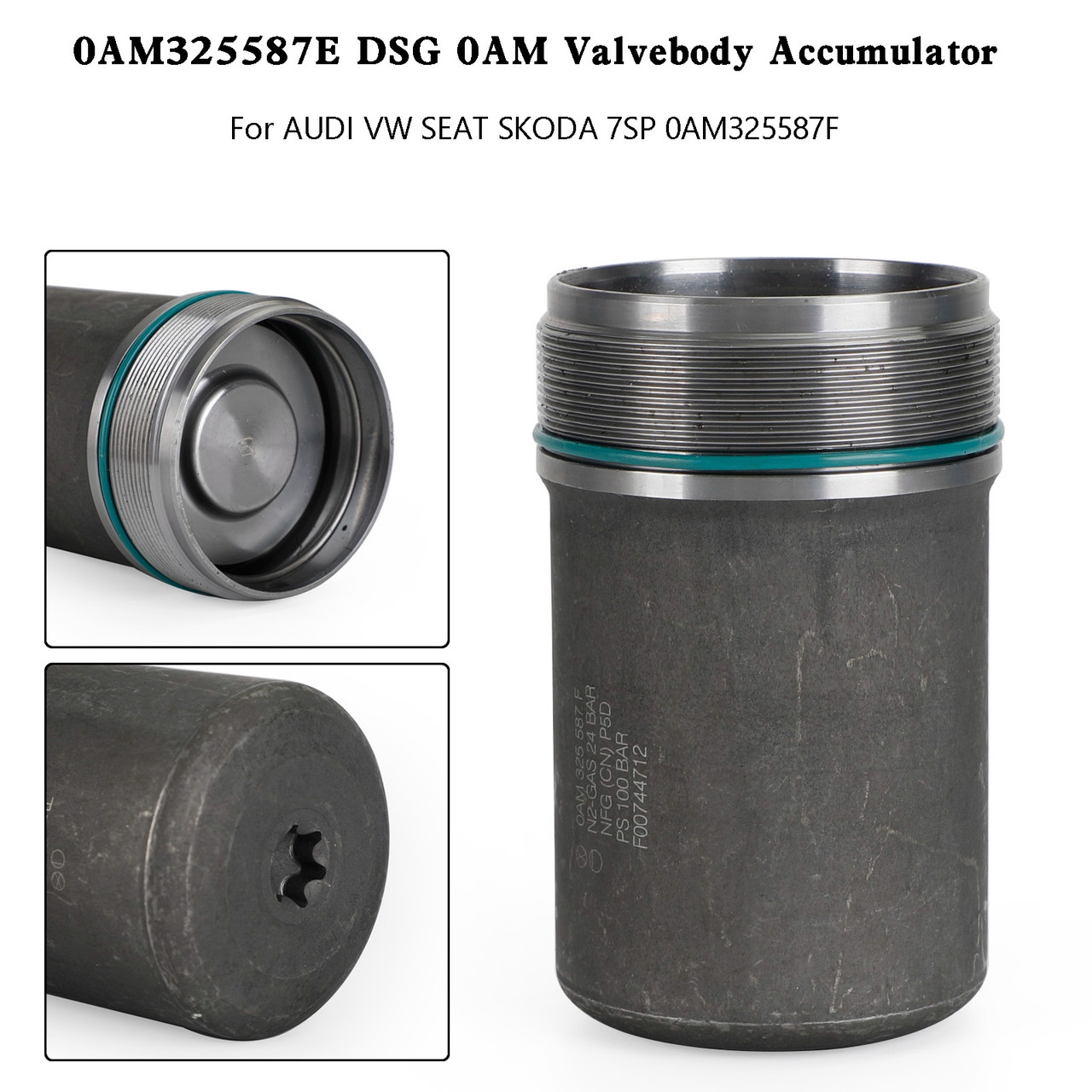 0AM325587E DSG 0AM Valvebody Accumulator For AUDI VW SEAT SKODA 7SP 0AM325587F