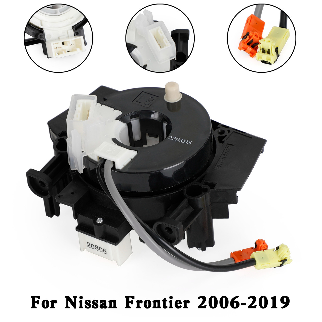 Clock Spring+2 Wires Small Open Center 25560-9BH3A For Nissan Frontier 2006-2019
