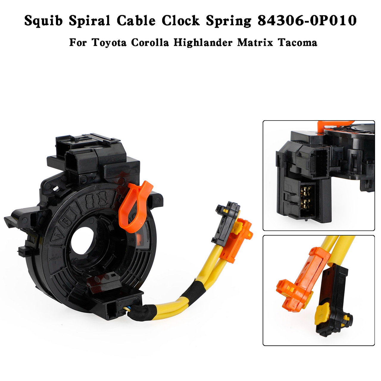 Squib Spiral Cable Clock Spring 84306-0P010 For Toyota Corolla Highlander