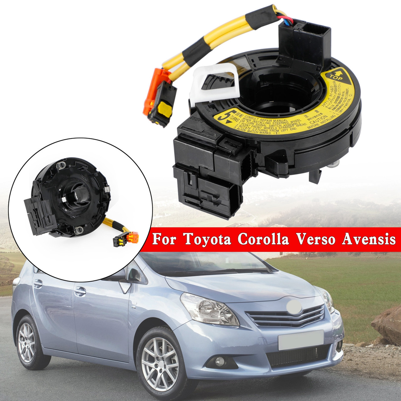 Squib Spiral Cable Clock Spring 84306-50180 For Toyota Corolla