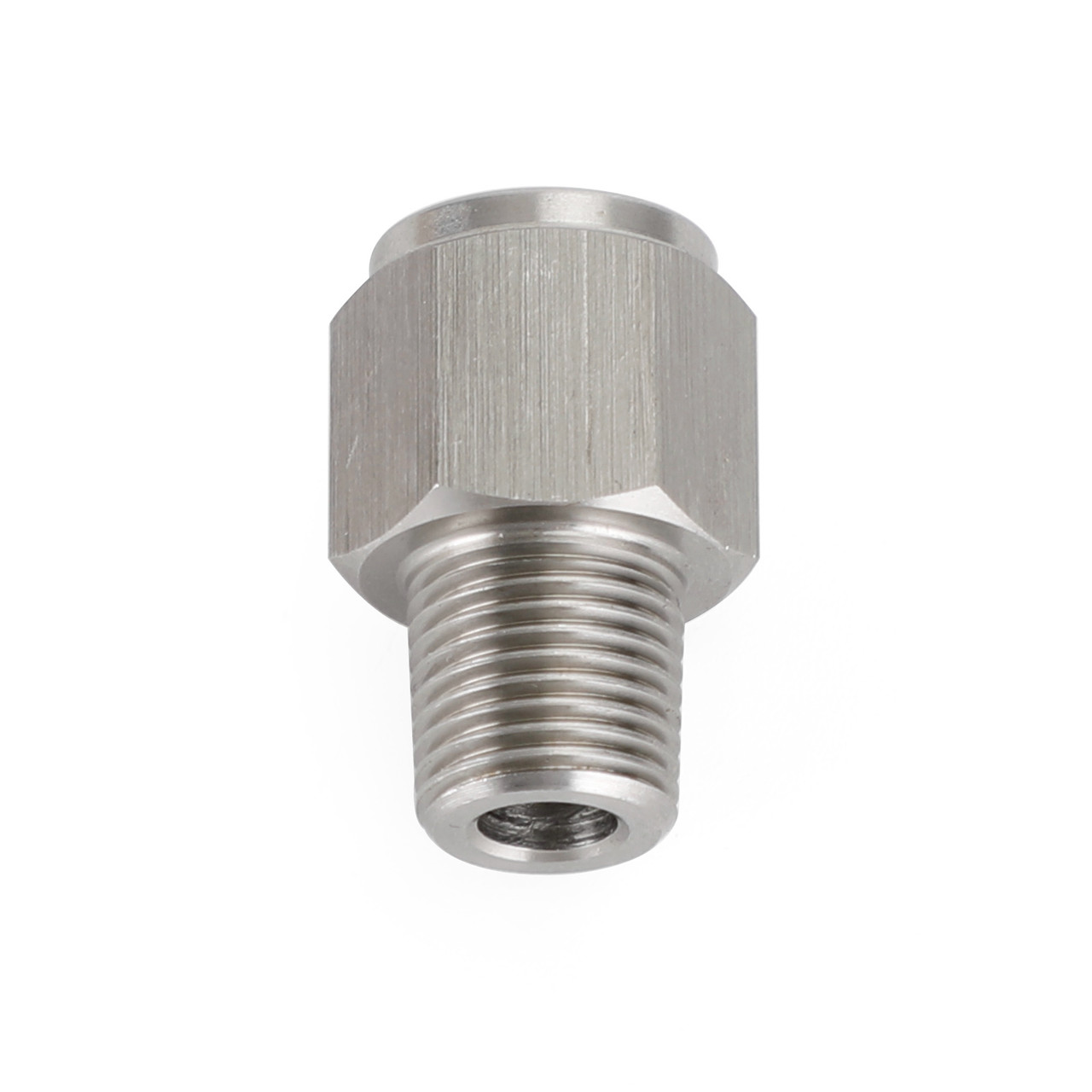 M10x1.0 Male to 1/8 NPT Female Stainless Sensor Fittings