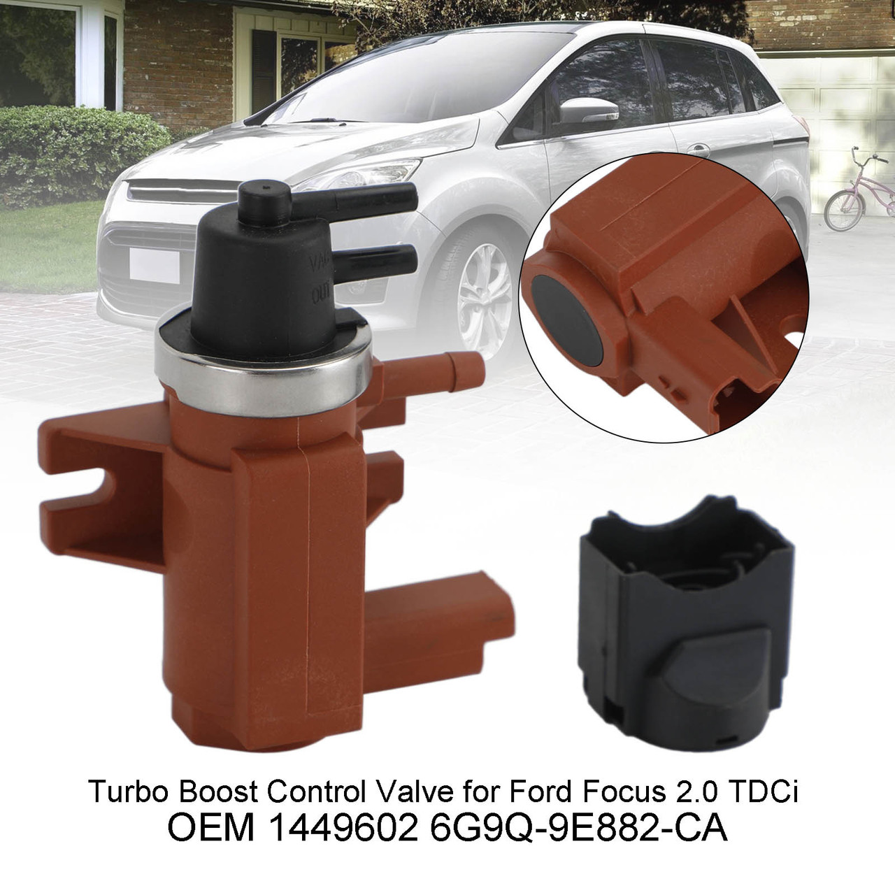 Turbo Boost Control Valve for Ford Focus 2.0 TDCi 1449602 6G9Q