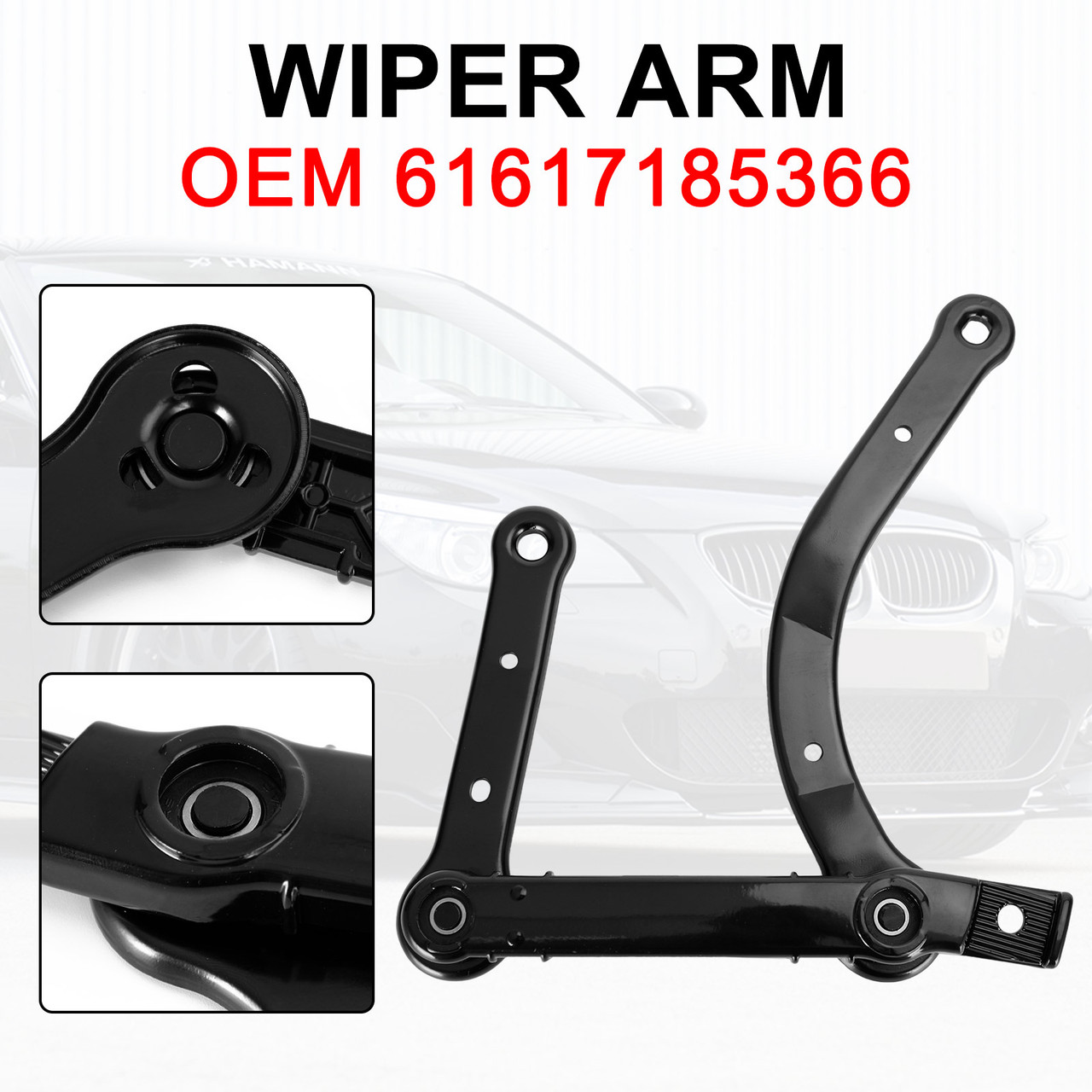 Front Right Wiper Arm Bearing Kit For BMW 5 6 Series E60 E61 E63 E64 61617185366