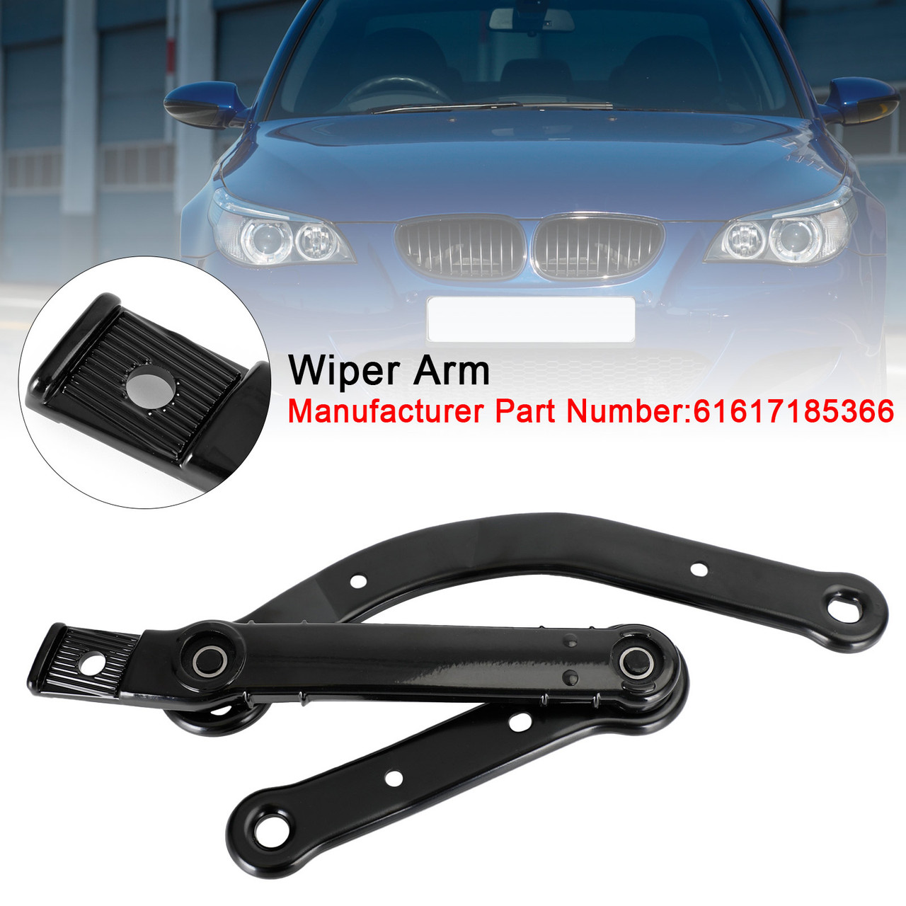 Front Right Wiper Arm Bearing Kit For BMW 5 6 Series E60 E61 E63 E64 61617185366