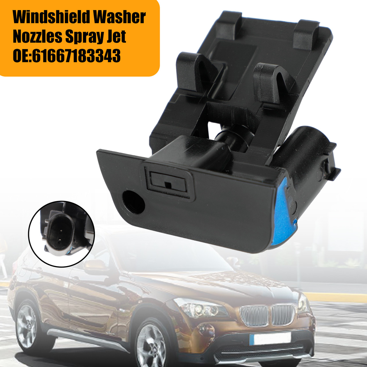 Windshield Washer Nozzles Spray Jet for BMW X1 E84 X6 E71 Left