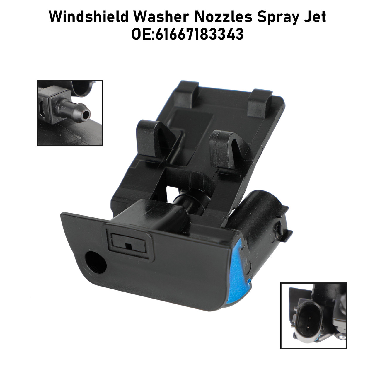 Windshield Washer Nozzles Spray Jet for BMW X1 E84 X6 E71 Left Right 61667183343