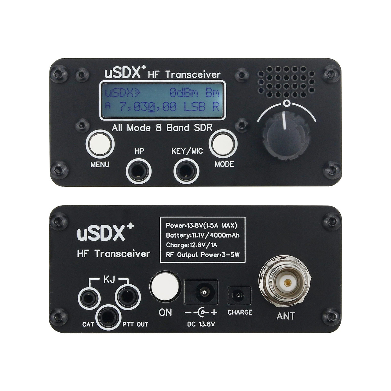 Usdr usdx+ Plus V2 8 Band SDR Full Mode HF Ham Radio SSB QRP