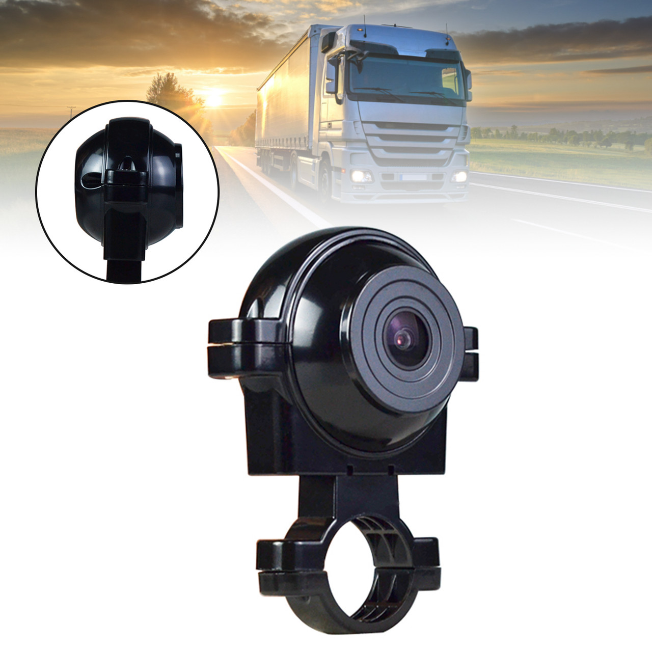 Waterproof Rear View Reverse Backup Camera Night View For 12V 24V Bus Truck RV