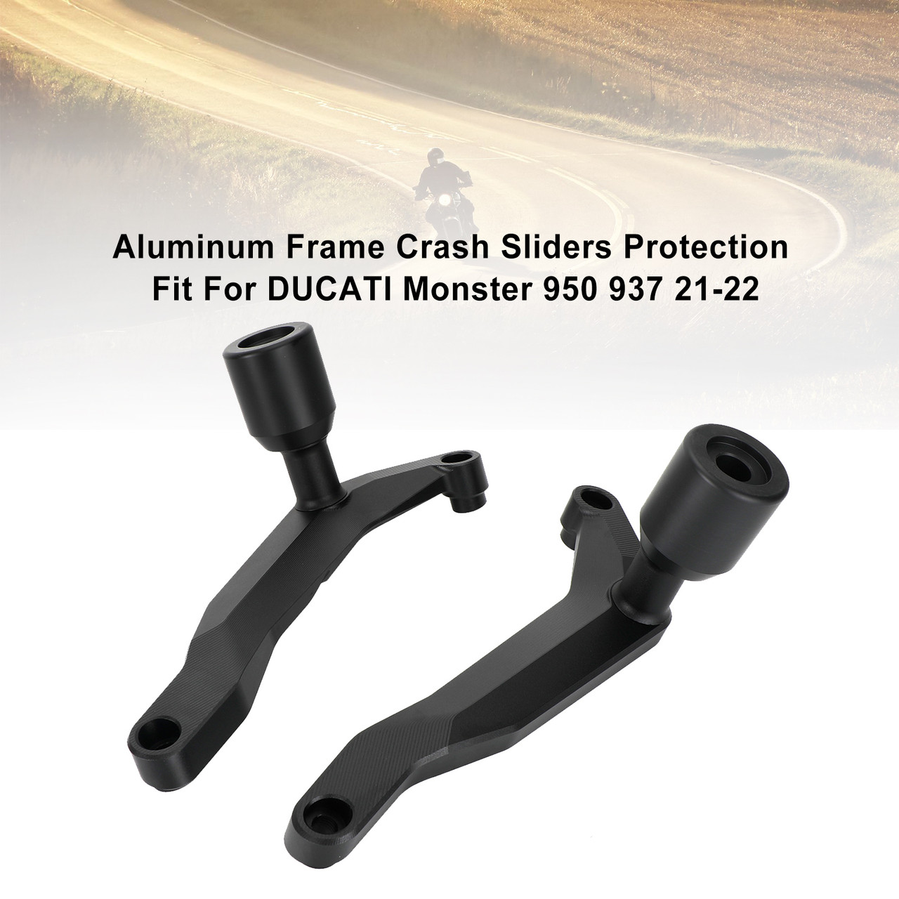 Aluminum Frame Crash Sliders Protection Fit For Ducati Monster 950 937 21-22