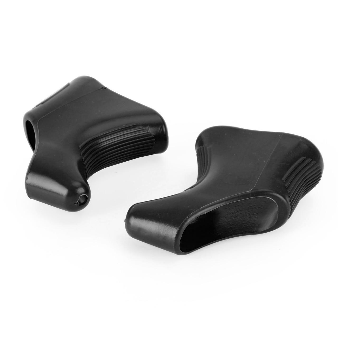 One Pair of Shield Brake Lever Hoods For Super record Black