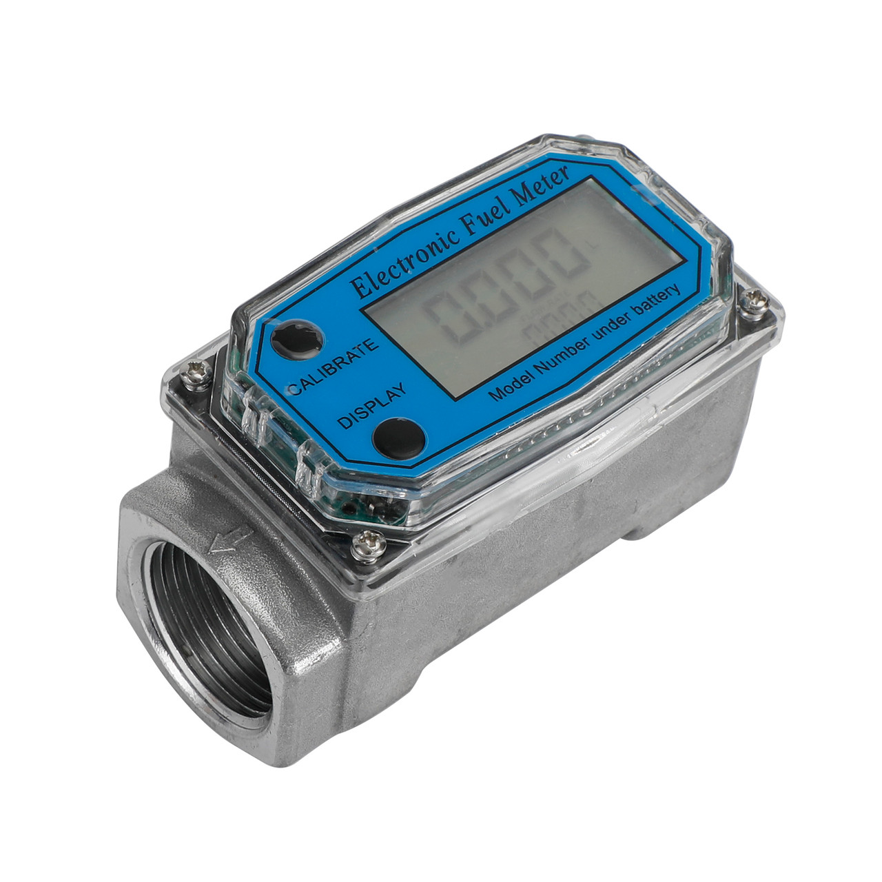 1Inch Turbine Digital Diesel Fuel Flow Meter Oval Gear Flow Gauge BSPT ...