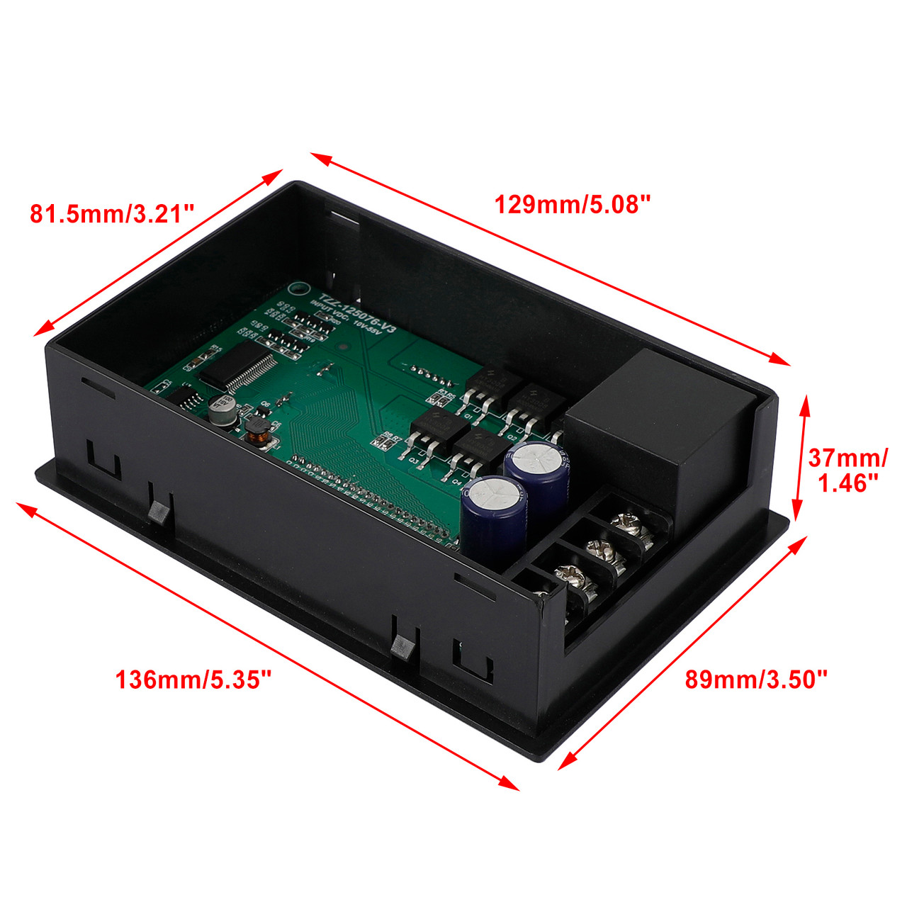 Digital PWM Motor Speed Controller 0~100% DC12V 24V 36V 48V Time