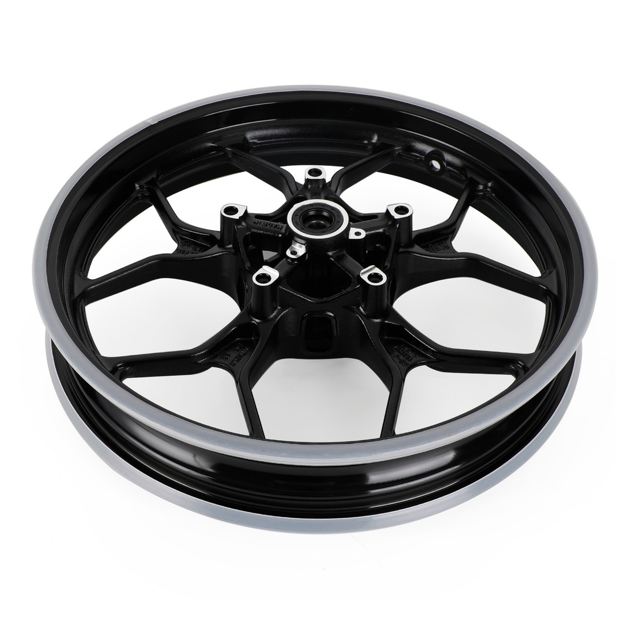 Front and Rear Wheel Rims Fit for Yamaha YZF-R3 (RH07) 2015-2016 (RH12) 2017-2022 Black