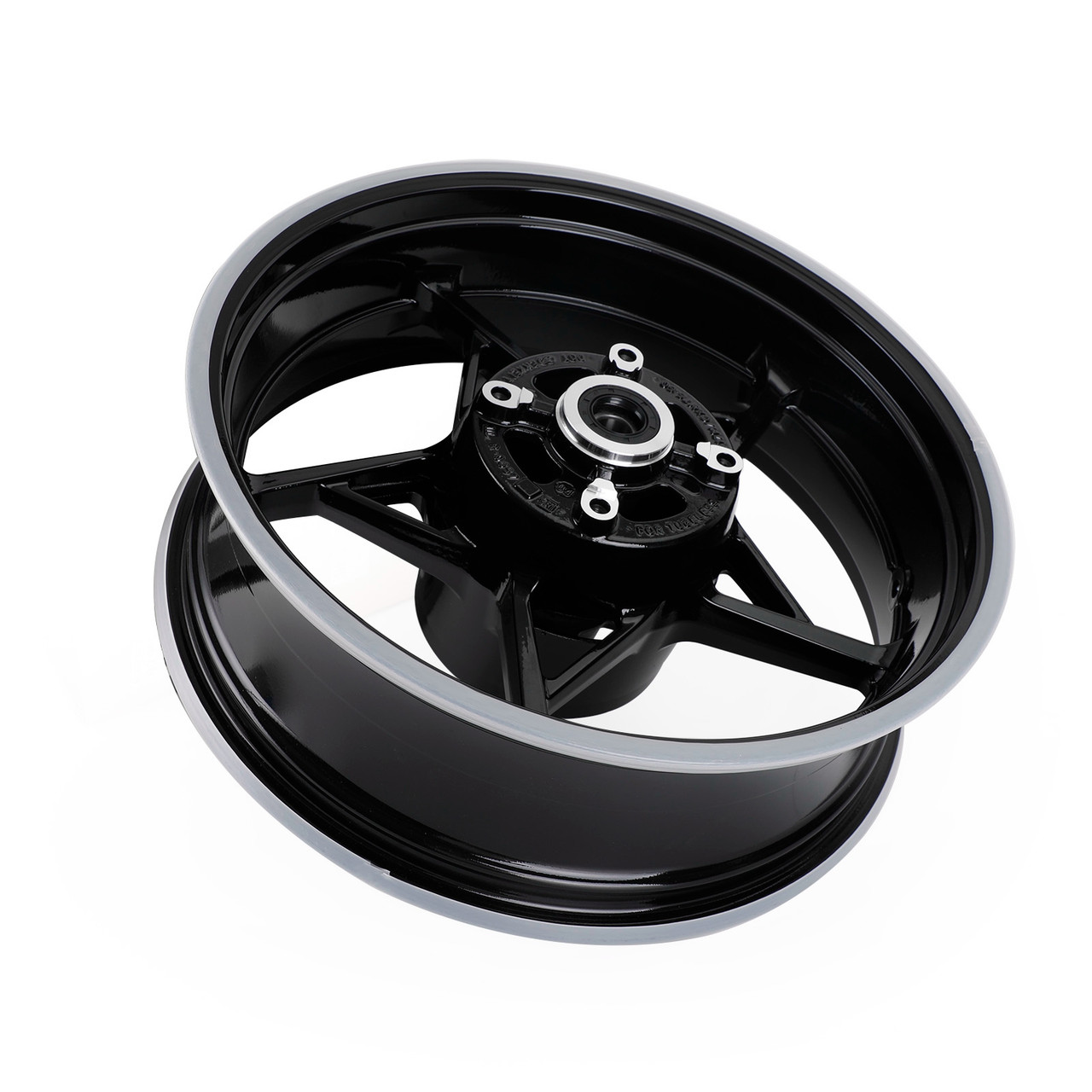 Black Rear Wheel Rim For Kawasaki Z900 ZR900 / Z900RS / Cafe 2017-2021