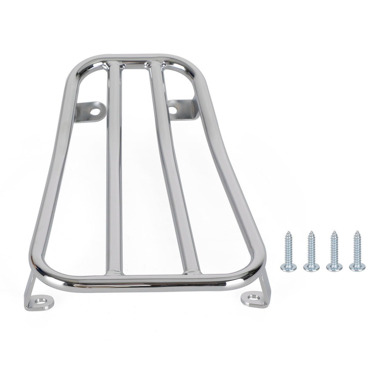 Floor Board Rack Carrier Chrome For Vespa 125 200 250 300 GTS GTV GT GTL