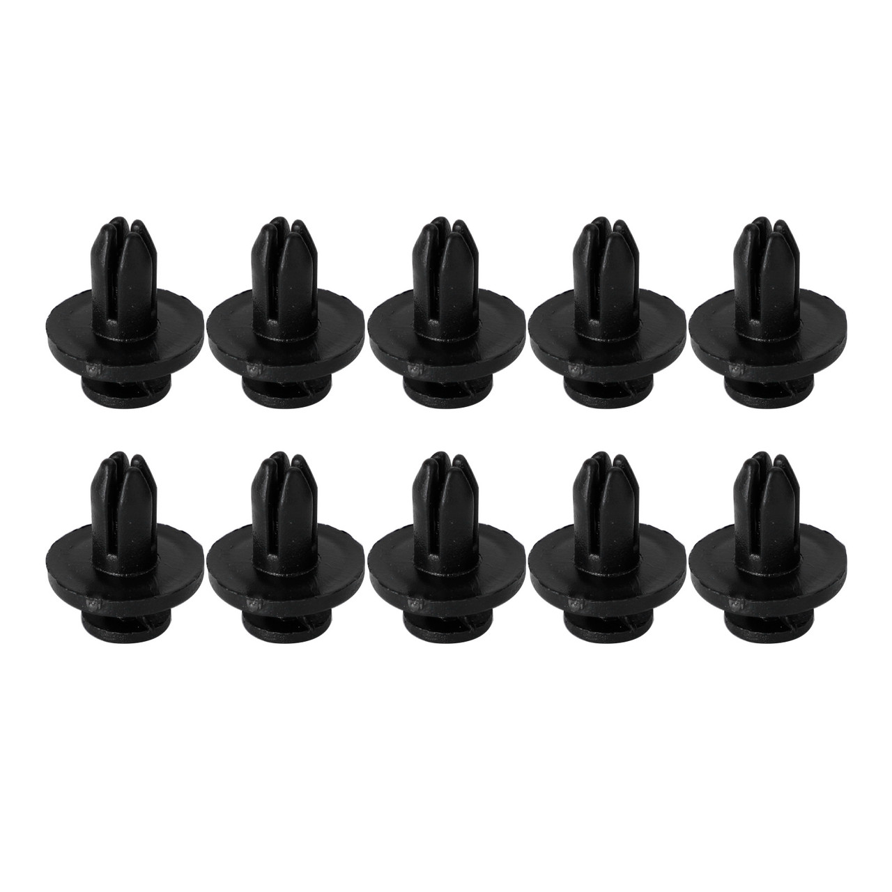 50pcs Fairing Panel Bolt Clip 8mm Plastic Screw Rivets Clips Black For  Honda - Mad Hornets