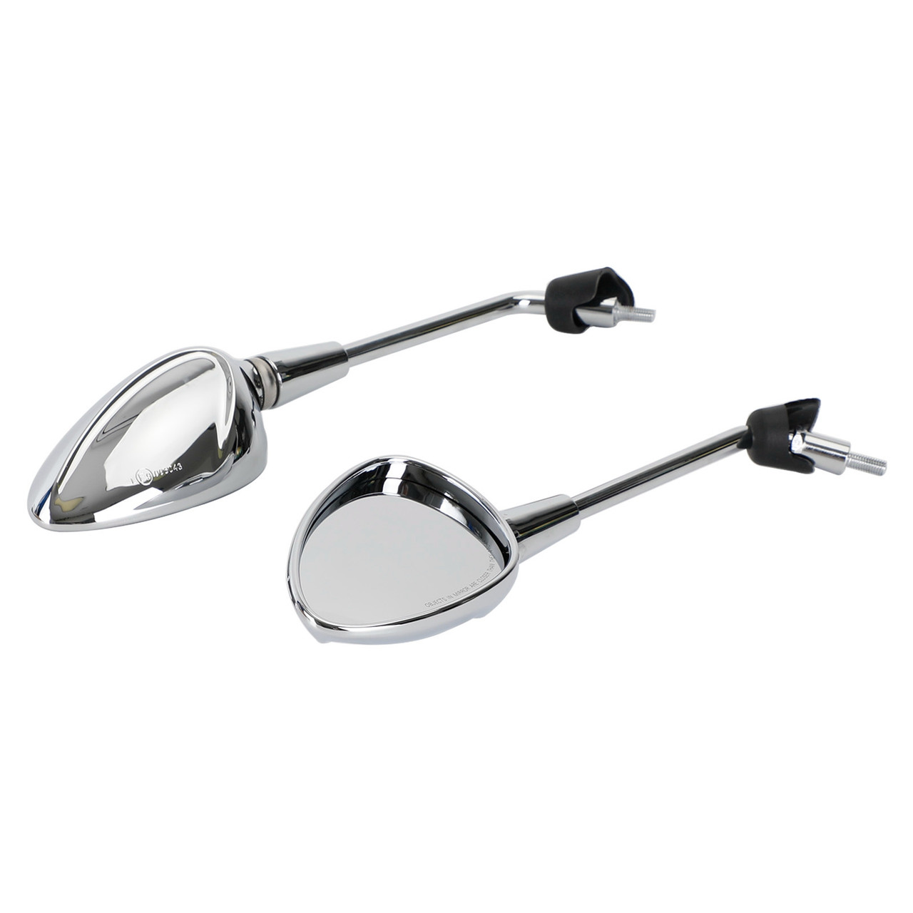 Left & Right Rearview Mirror Chrome For Vespa Sprint 50 125 150 2014-2022