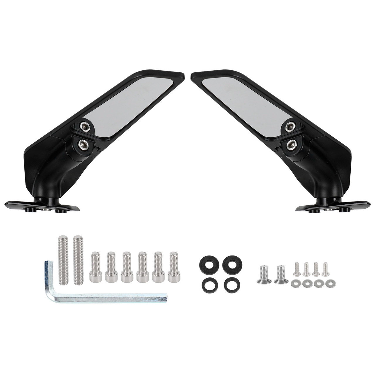 Adjustable Wing Fin Rearview Mirrors For Ducati Panigale 1299 959 2015-2021