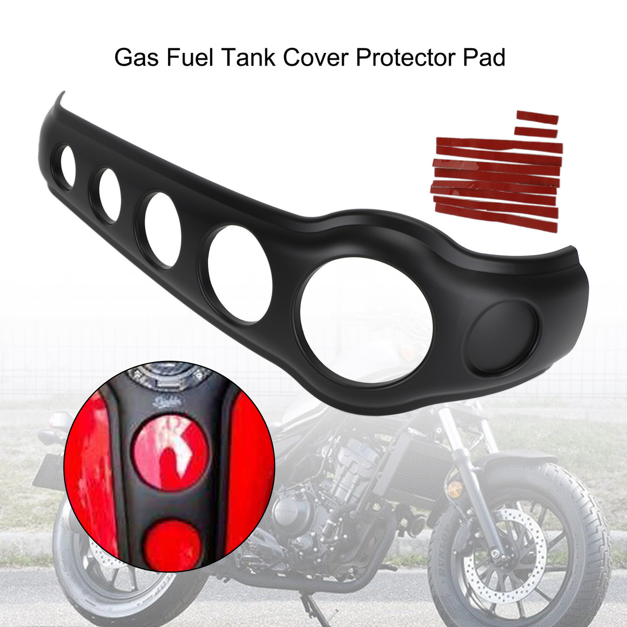 Gas Fuel Tank Cover Protector Pad For Honda Rebel300/500 CMX 300 500 2017-22