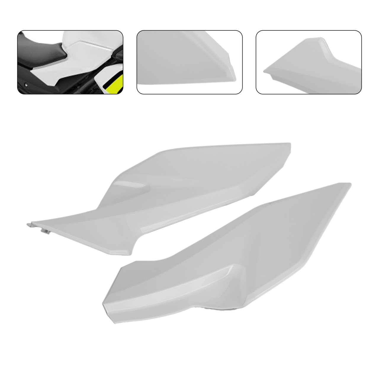 Gas Tank Side Cover Trim Panel Fairing For HONDA CBR500R 2019-2021 White