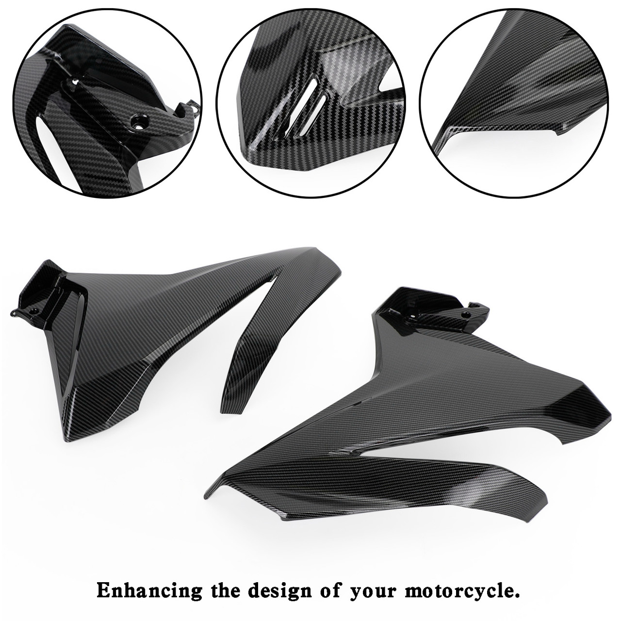 Side frame Cover Panel Fairing Cowl for Honda CBR500R 2019-2021 Carbon