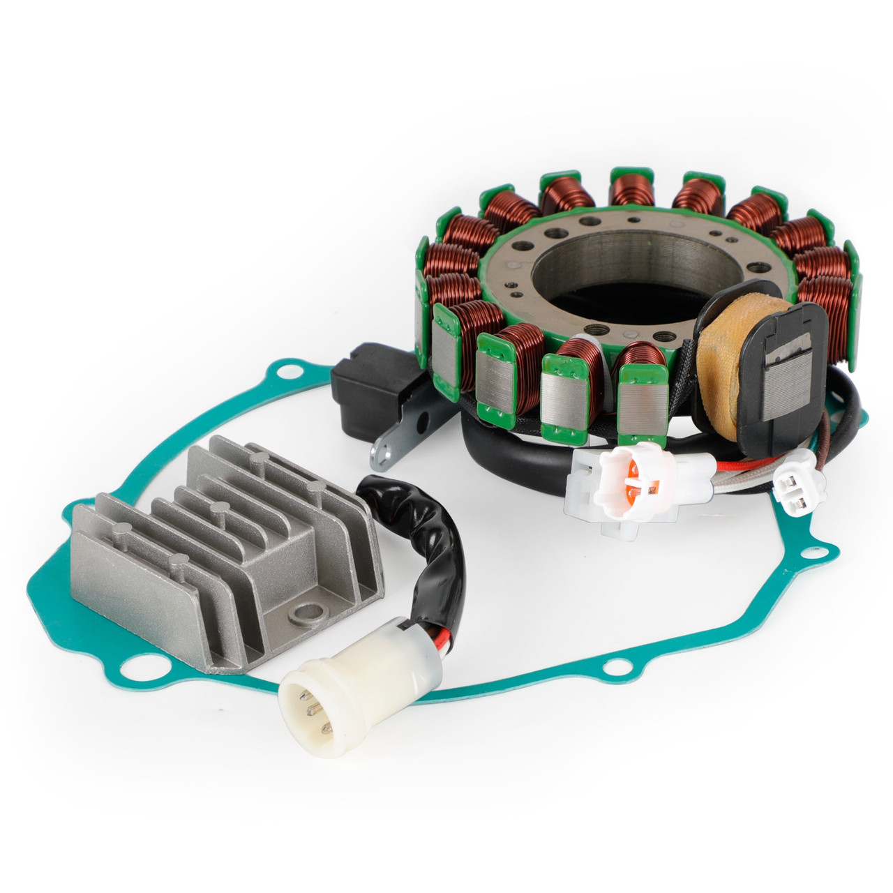 EMUSA OE Magneto Coil Stator & Voltage Rectifier Kit W/Gasket For