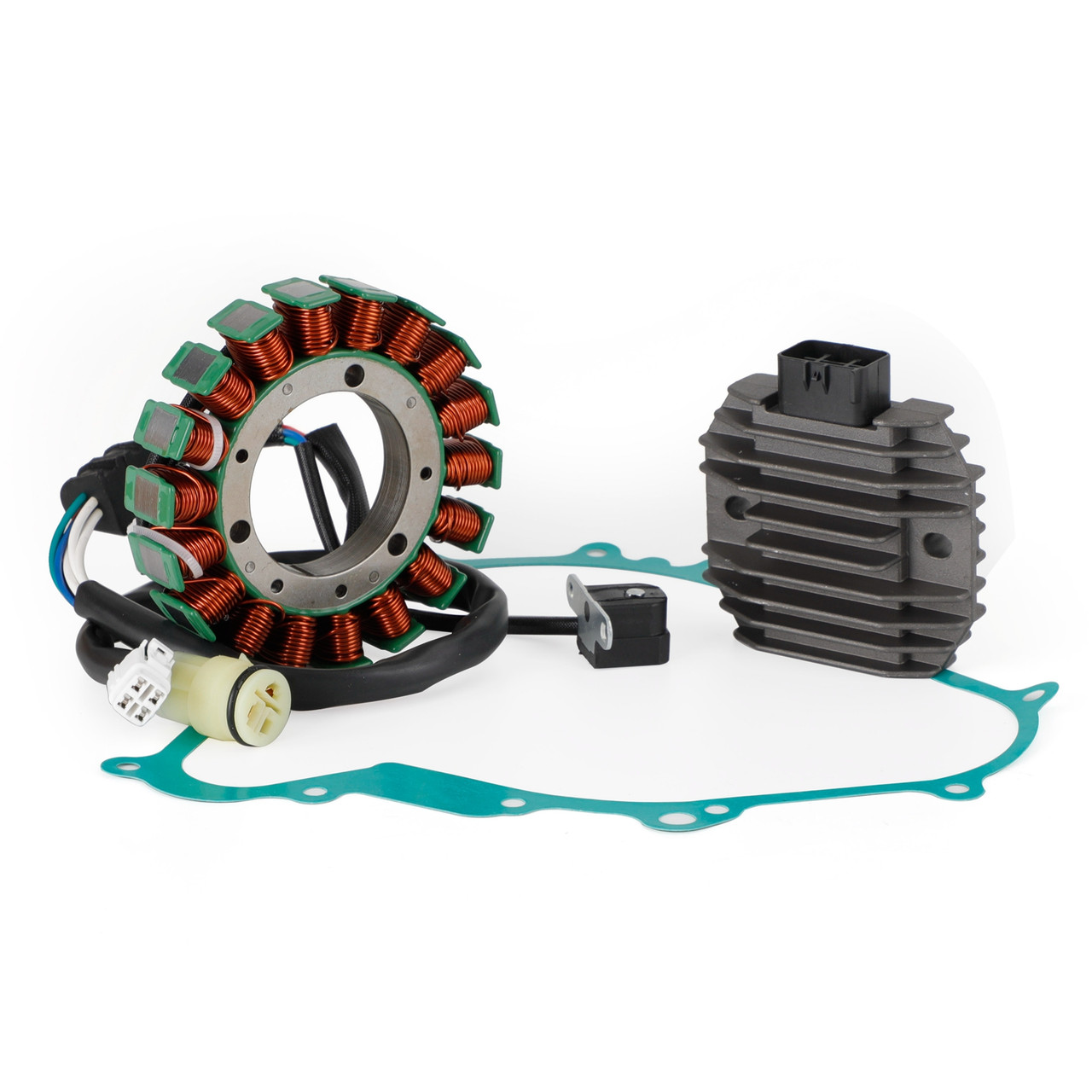 Magneto Stator+Voltage Rectifier+Gasket For Yamaha YXR 450 Rhino YXR45F 06-09