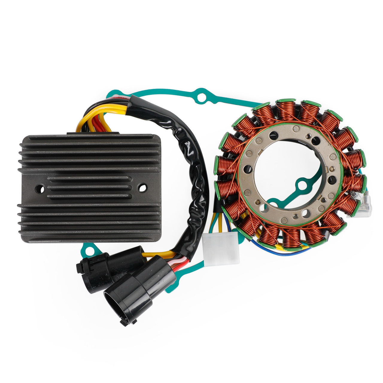 Magneto Stator+Voltage Rectifier+Gasket For Kawasaki Ninja ZX9R ZX-9R 2000-2003