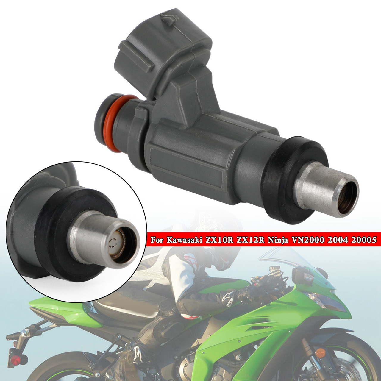 y♡0310 Fuel Injector 49033-0003 OEM For 2004 20005 Kawasaki ZX10R