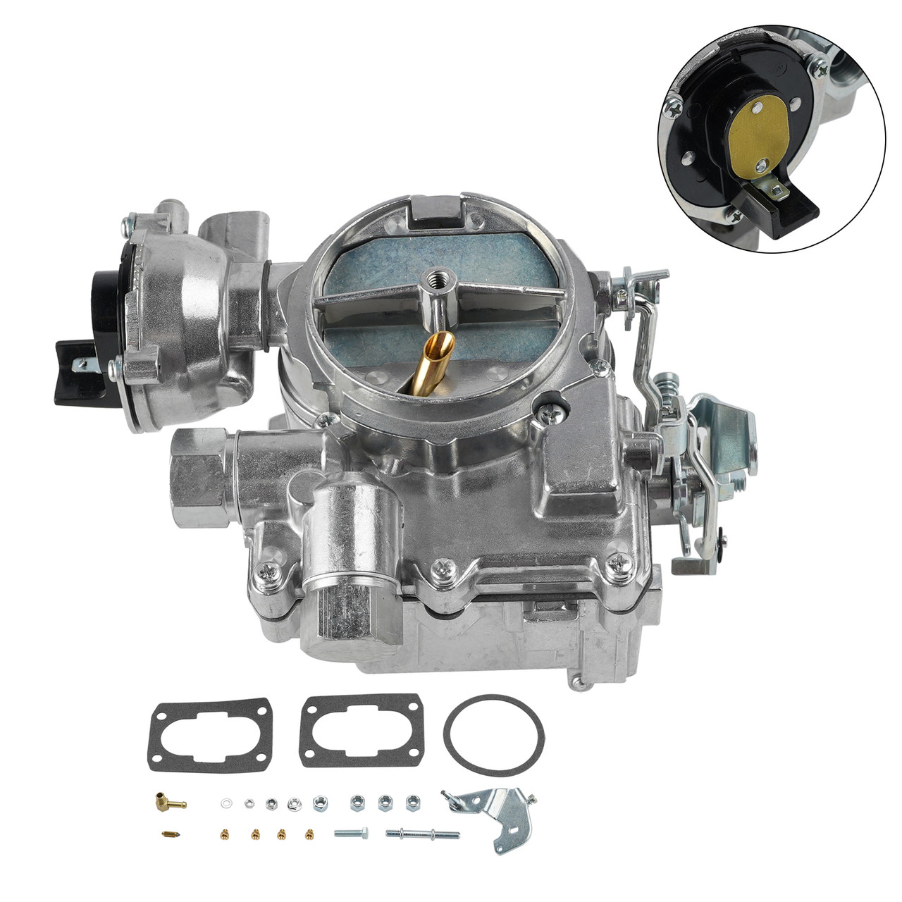 Carburetor Carb fit for Marine Mercruiser 2 Barrel 3.0L 2 CYL with a Long Linkage