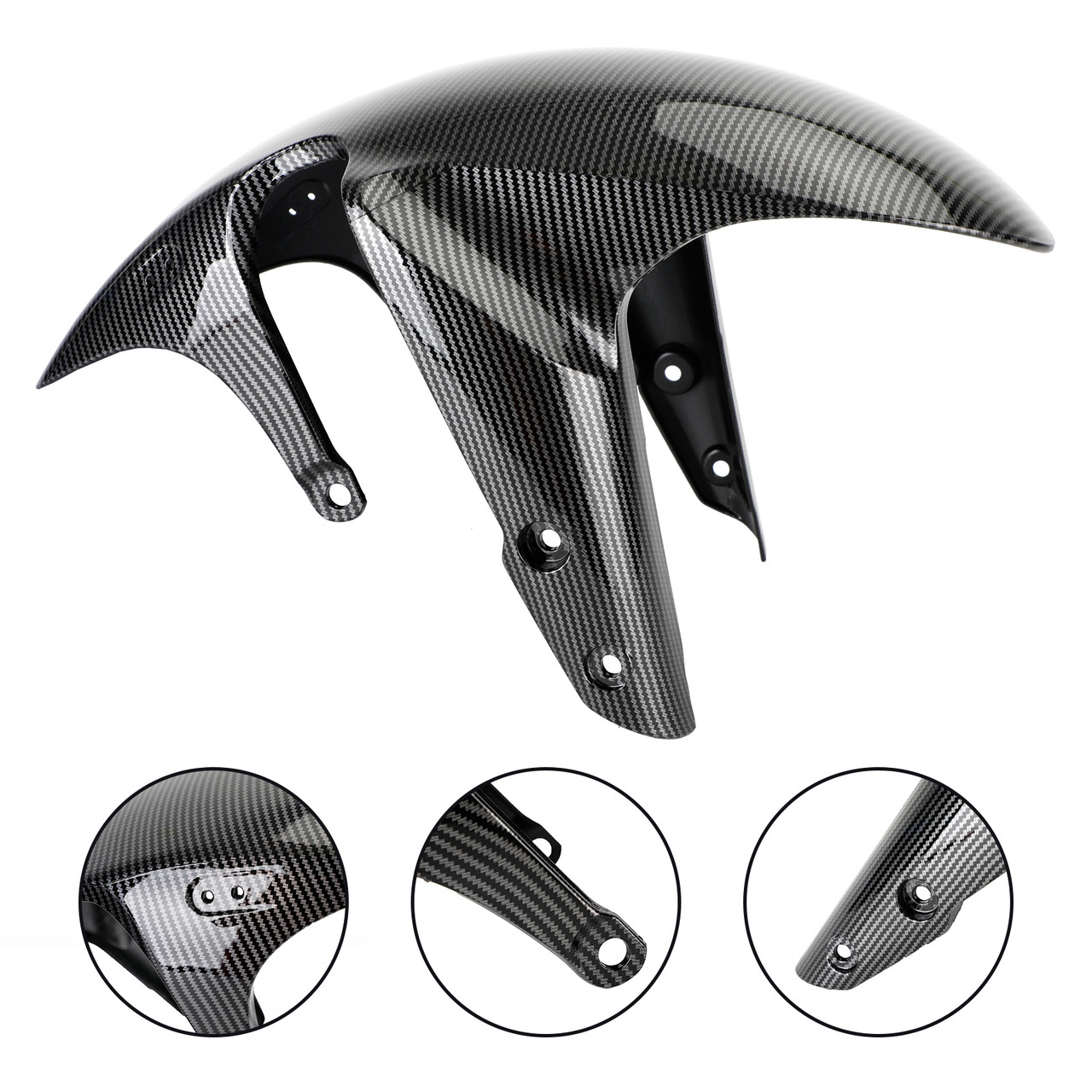 Front Fender Mud Guard Hugger Cowling Fairing For Suzuki GSX-S750 2017-2021 Carbon