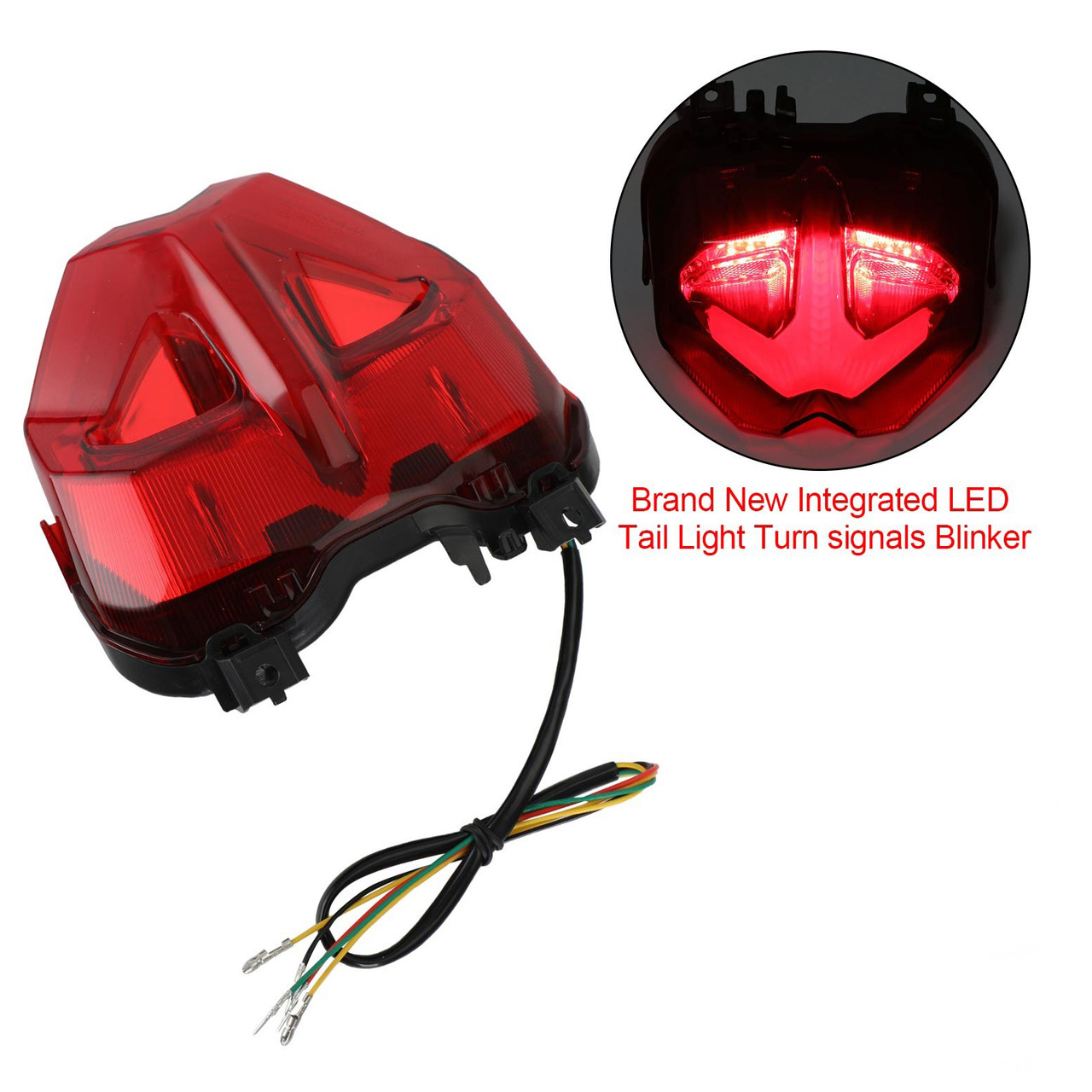 Tail Brake Lights Turn Signal Integrated For YAMAHA MT-09 MT10 SP 2021-2022 Red